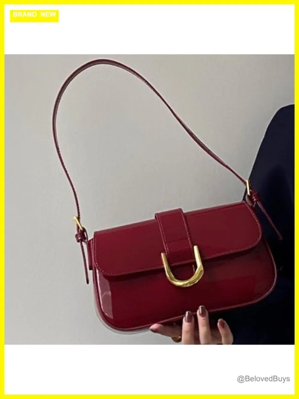 PU Leather Hobo Crossbody Shoulder Bag with Zipper Closure
